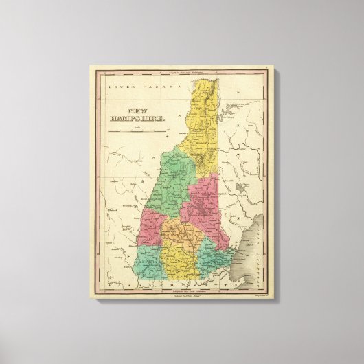 New Hampshire Canvas Afdruk (Voorkant)
