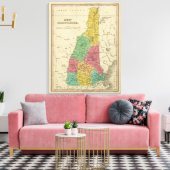 New Hampshire Canvas Afdruk (Insitu (Woonkamer))