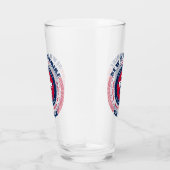 New Hampshire Circulaire Typografie Ontwerp Glas (Rechts)