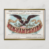New Hampshire Clipper zeilen Briefkaart (Voorkant)