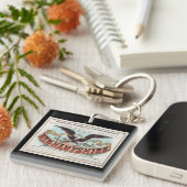 New Hampshire Clipper zeilen Sleutelhanger (Voorkant Rechts)