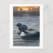 New Hampshire Common Loon Briefkaart (Voorkant)