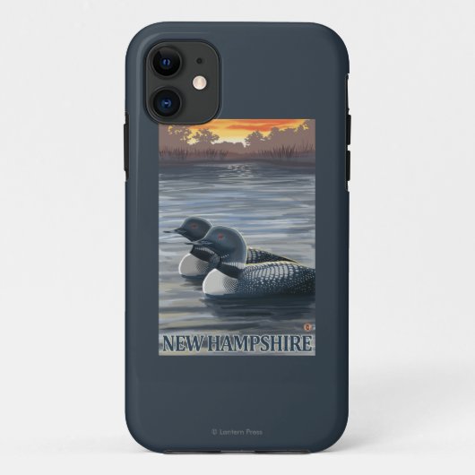 New Hampshire Common Loon Case-Mate iPhone Case (Achterkant)