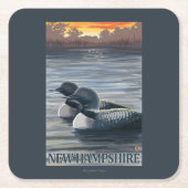 New Hampshire Common Loon Kartonnen Onderzetters (Voorkant)