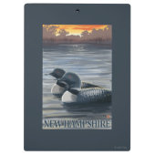 New Hampshire Common Loon Klembord (Achterkant)