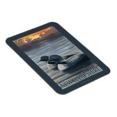 New Hampshire Common Loon Magneet (Rechterzijde)