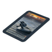 New Hampshire Common Loon Magneet (Linkerzijde)