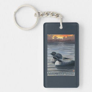 New Hampshire Common Loon Sleutelhanger