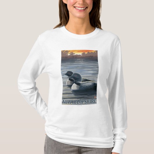 New Hampshire Common Loon T-shirt (Voorkant)