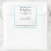 New Hampshire Cottage Food Business Baking Label (Tas)