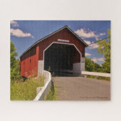 New Hampshire Covered Bridge - Jigzaag Puzzle Legpuzzel (Horizontaal)