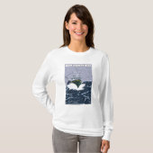 New Hampshire Crab Vist Boat Scene T-shirt (Voorkant volledig)