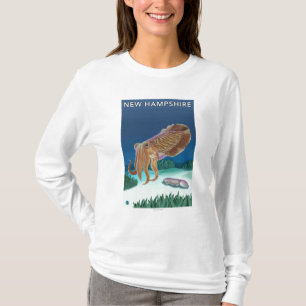 New Hampshire Cuttlefish Scene T-shirt