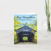 New Hampshire Durgin Bridge White Mountains Kaart (Voorkant)