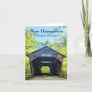New Hampshire Durgin Bridge White Mountains Kaart