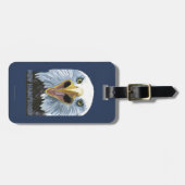 New Hampshire Eagle Up Close Bagagelabel (Voorkant horizontaal)