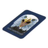 New Hampshire Eagle Up Close Magneet (Linkerzijde)