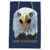 New Hampshire Eagle Up Close Medium Cadeauzakje (Achterkant)