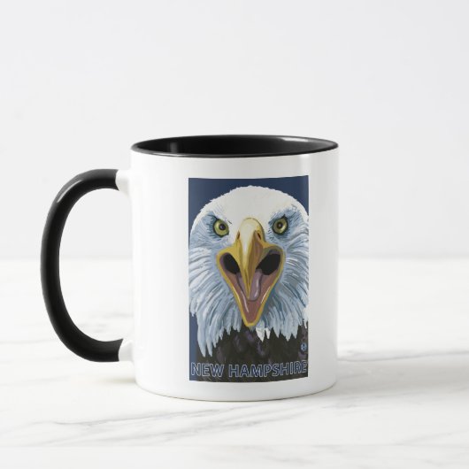 New Hampshire Eagle Up Close Mok (Links)