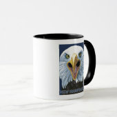 New Hampshire Eagle Up Close Mok (Voorkant rechts)