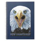 New Hampshire Eagle Up Close Notitieboek (Voorkant)