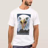 New Hampshire Eagle Up Close T-shirt (Voorkant)