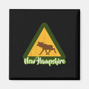 New Hampshire Eland Kamperen White Mountains Wildl Magneet