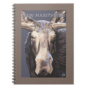 New Hampshire eland van dichtbij Notitieboek