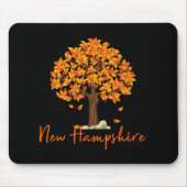 New Hampshire Fall Foliage Autumn Rustic Maple Oak Muismat (Voorkant)