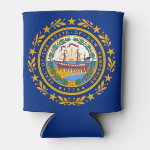 New Hampshire Flag Blikjeskoeler