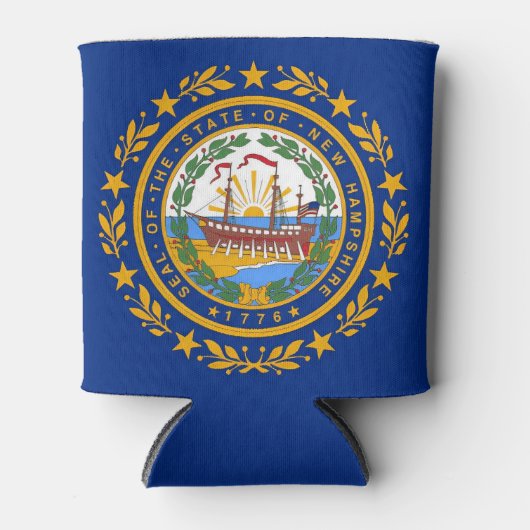 New Hampshire Flag Blikjeskoeler (Voorkant)