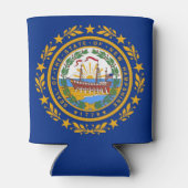 New Hampshire Flag Blikjeskoeler (Achterkant)