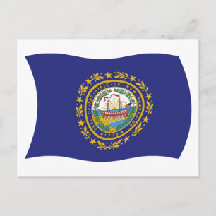 New Hampshire Flag Briefkaart
