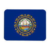 New Hampshire Flag Magneet (Horizontaal)
