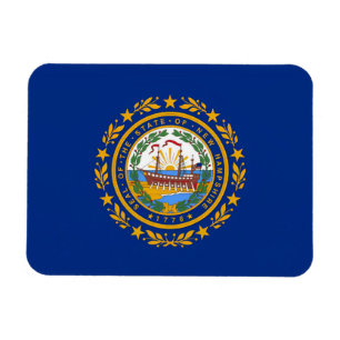 New Hampshire Flag Magneet