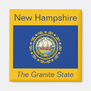 New Hampshire Flag Magnet