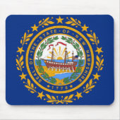 New Hampshire Flag Muismat (Voorkant)