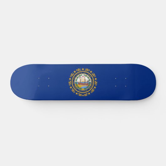 New Hampshire Flag Persoonlijk Skateboard (Horizontaal)