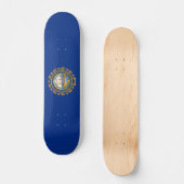 New Hampshire Flag Persoonlijk Skateboard (Voorkant)