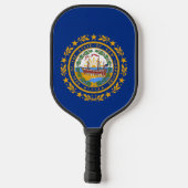 New Hampshire Flag Pickleball Paddle (Achterkant)