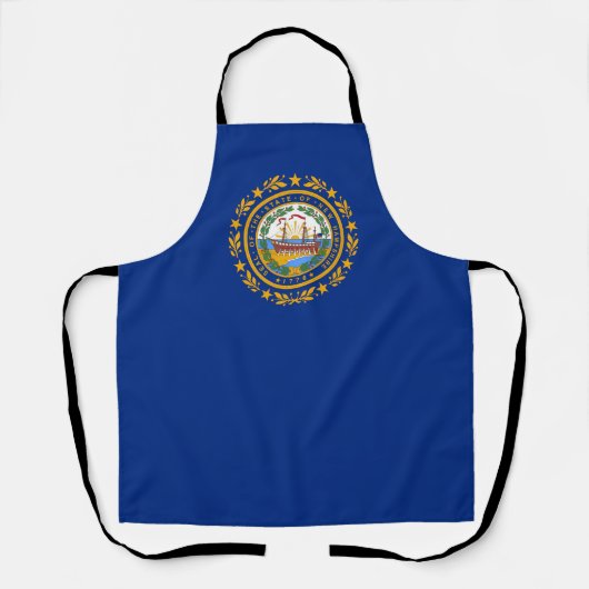 New Hampshire Flag Schort (Voorkant)