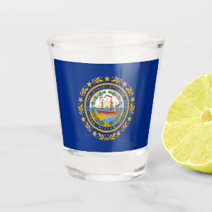 New Hampshire Flag Shot Glas