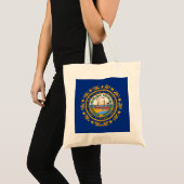 New Hampshire Flag Tote Bag (Voorkant (product))