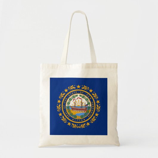 New Hampshire Flag Tote Bag (Voorkant)