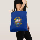 New Hampshire Flag Tote Bag (Dichtbij)