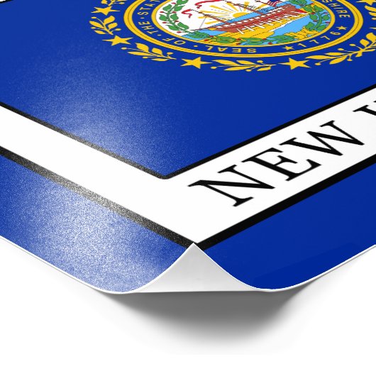 New Hampshire Foto Afdruk (Hoek)