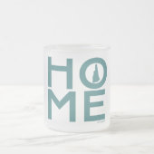 New Hampshire frosty glass mok (Center)