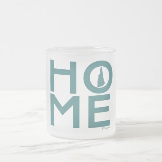 New Hampshire frosty glass mok (Center)