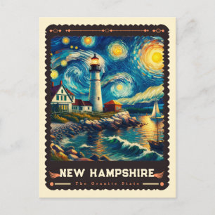 New Hampshire   Geïnspireerd door Vincent Van Gogh Briefkaart