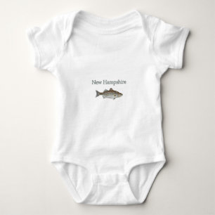New Hampshire (gestreepte baars) Romper